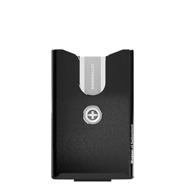 SUPERSLIM WALLET MODULE black brushed