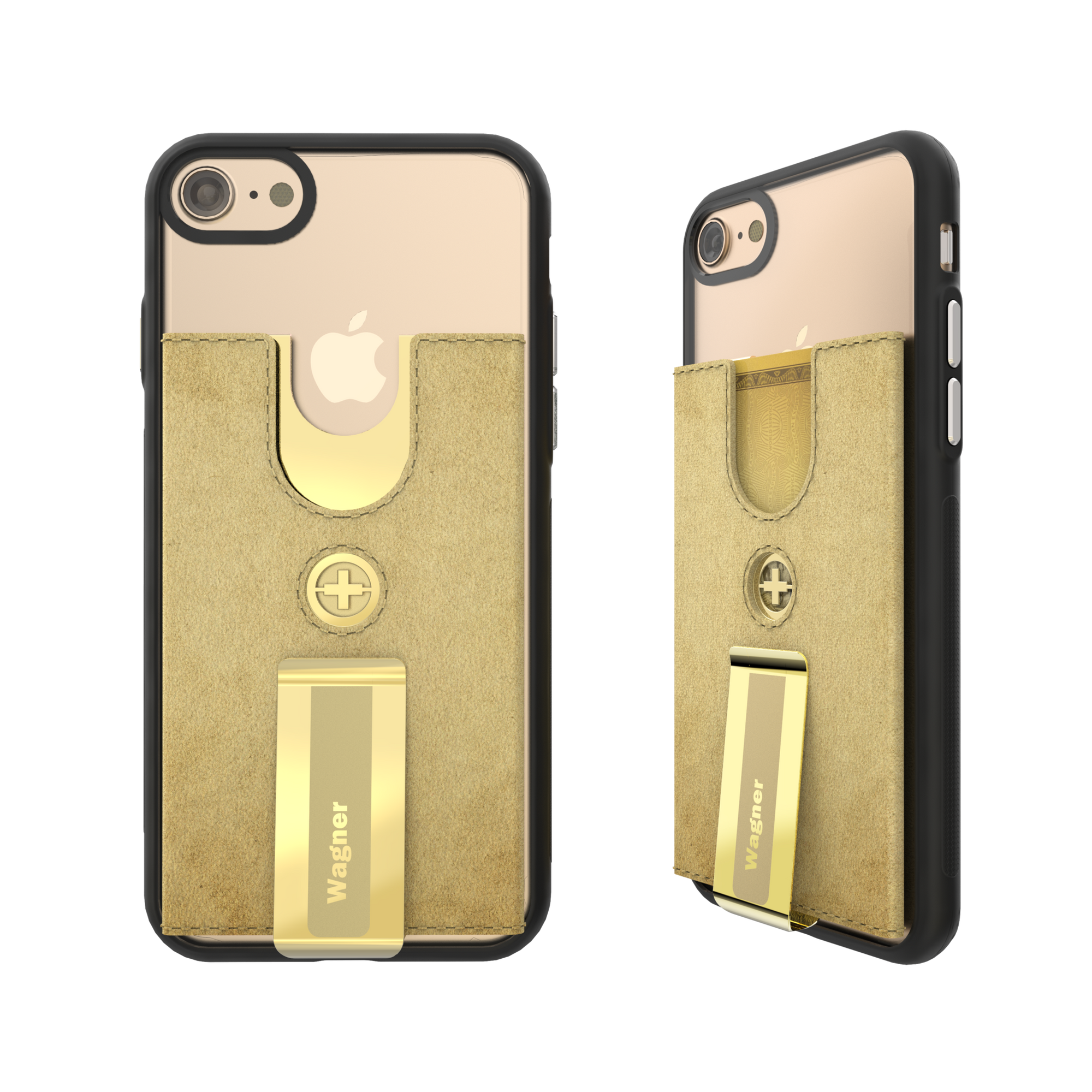 GENEVA WALLET CASE, gold