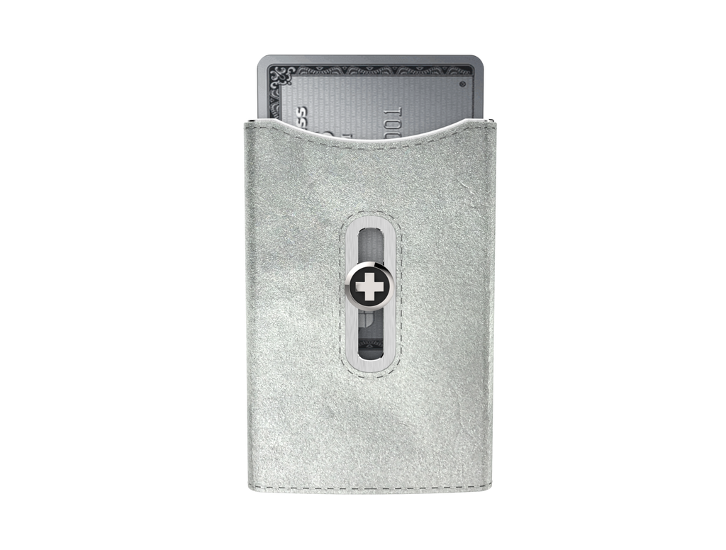SWISSWALLET SKIN, silver