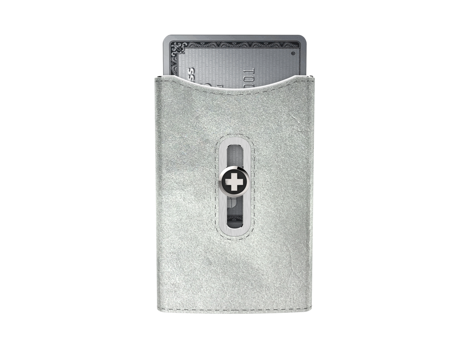 SWISSWALLET SKIN, silver