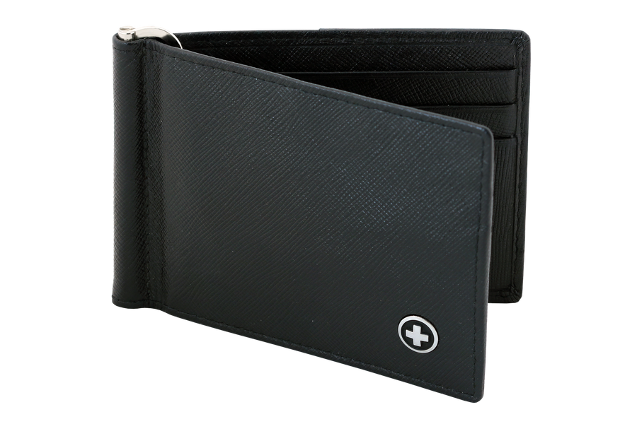 ZÜRICH BILLFOLD CLIP, top-grain Saffiano