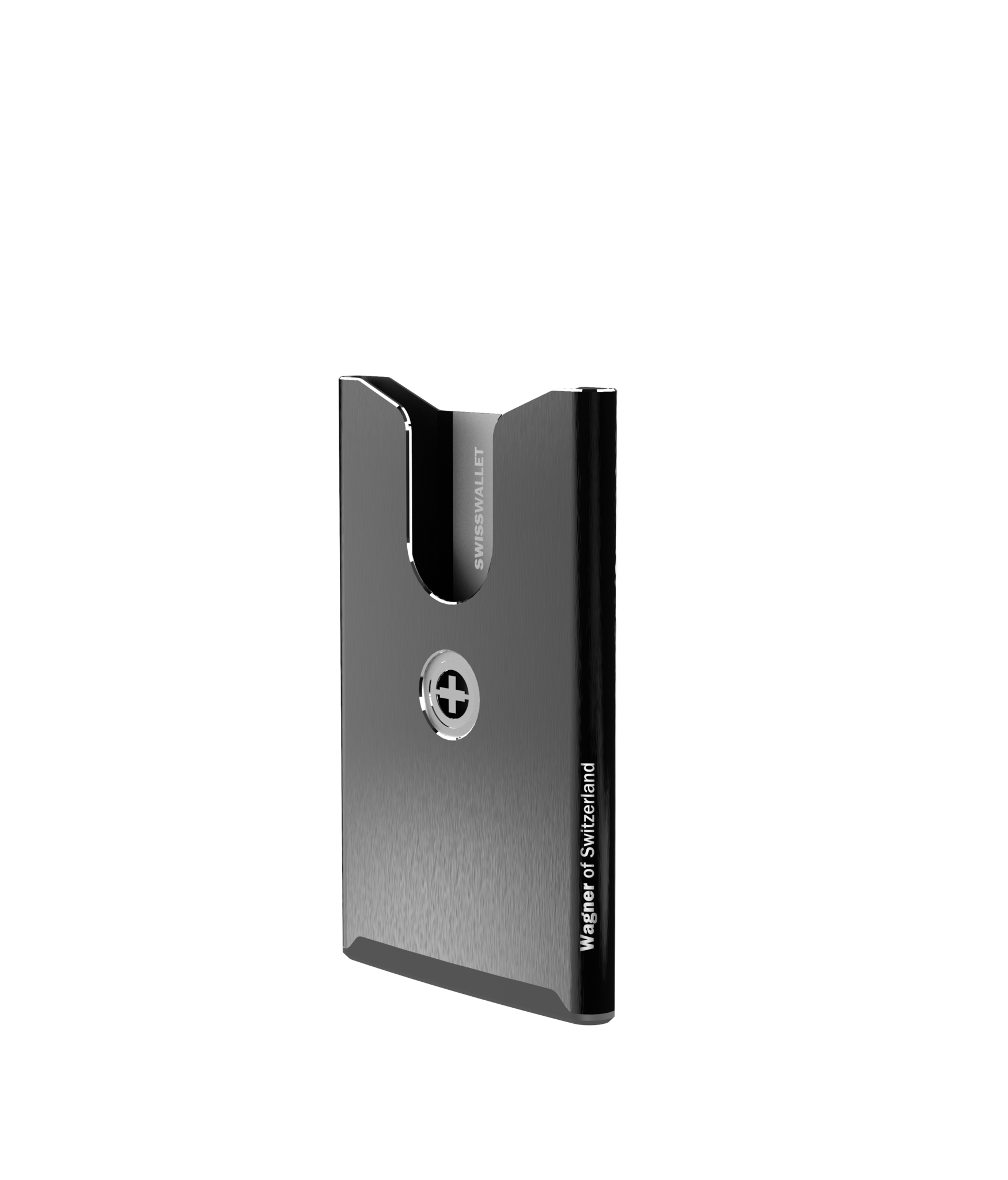 SUPERSLIM WALLET MODULE black brushed