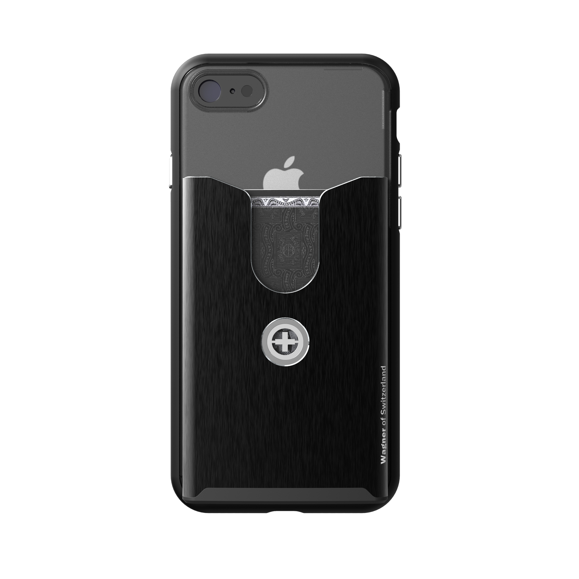 SUPERSLIM WALLET CASE iPhone 7/8, brushed black