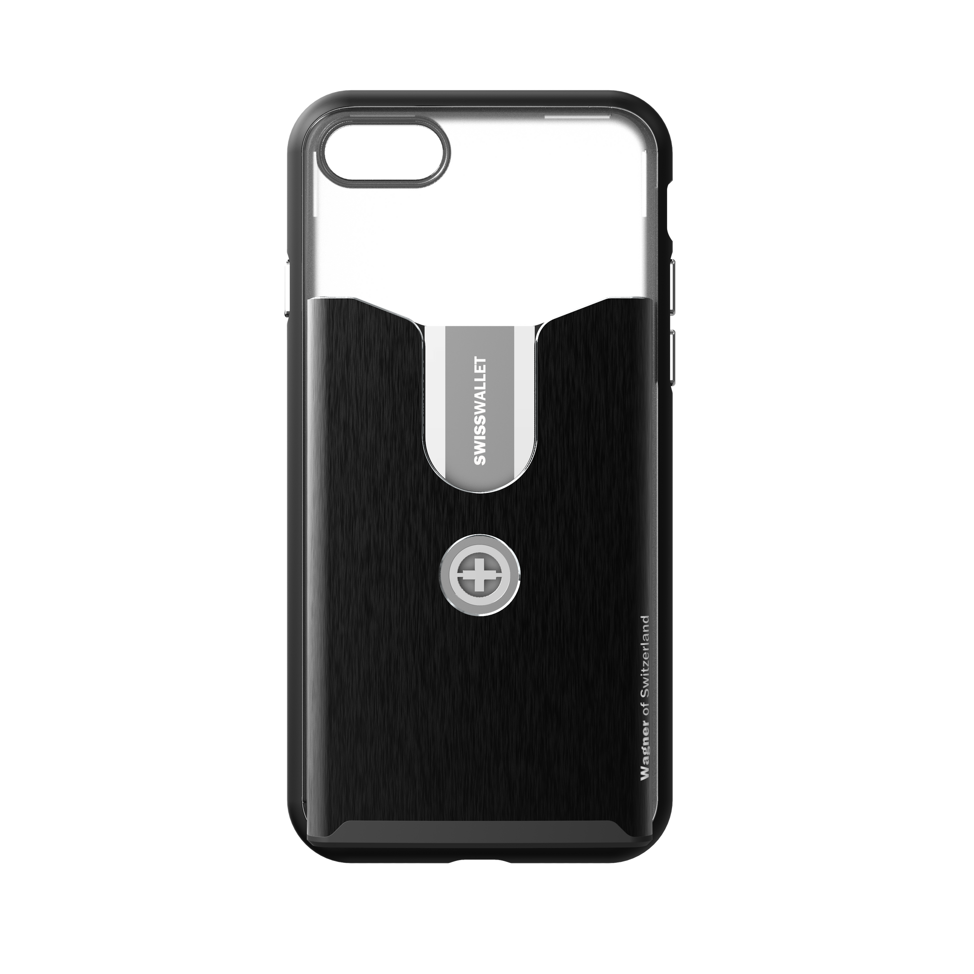 SUPERSLIM WALLET CASE iPhone 7/8, brushed black