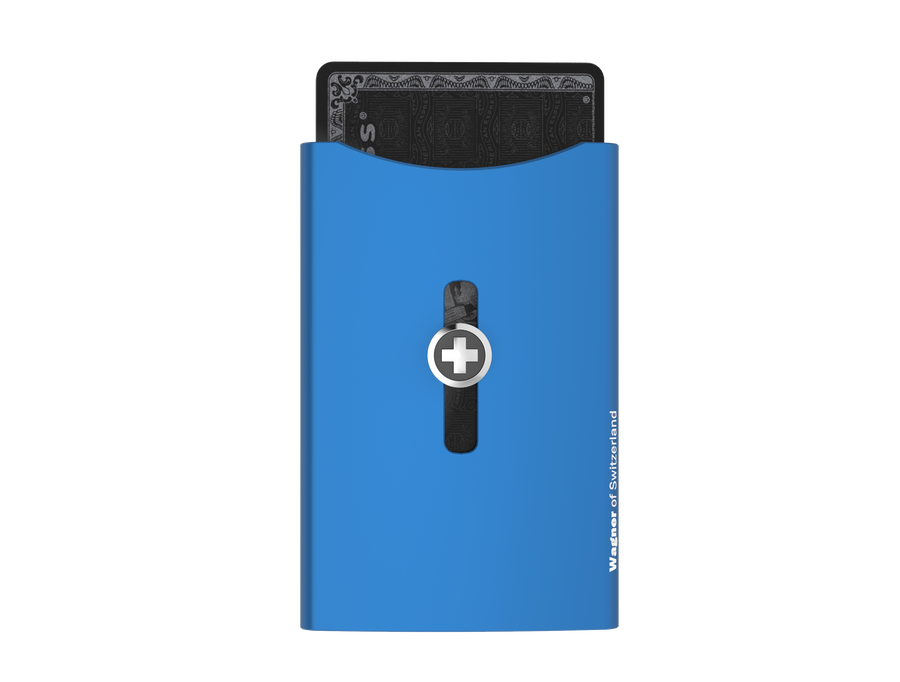 SWISSWALLET ORIGINAL, cobald blue