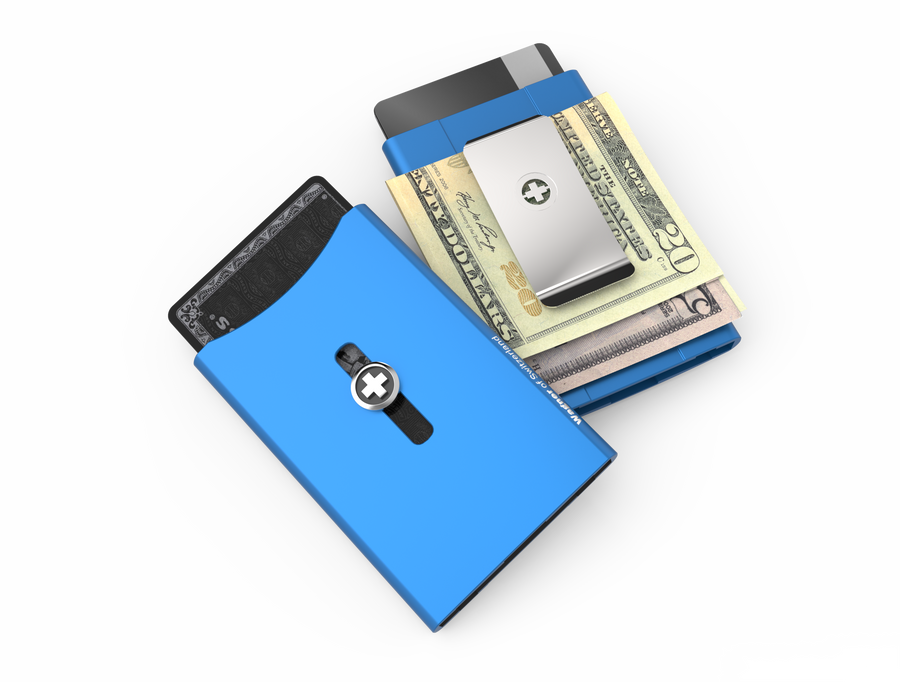 SWISSWALLET ORIGINAL, cobald blue