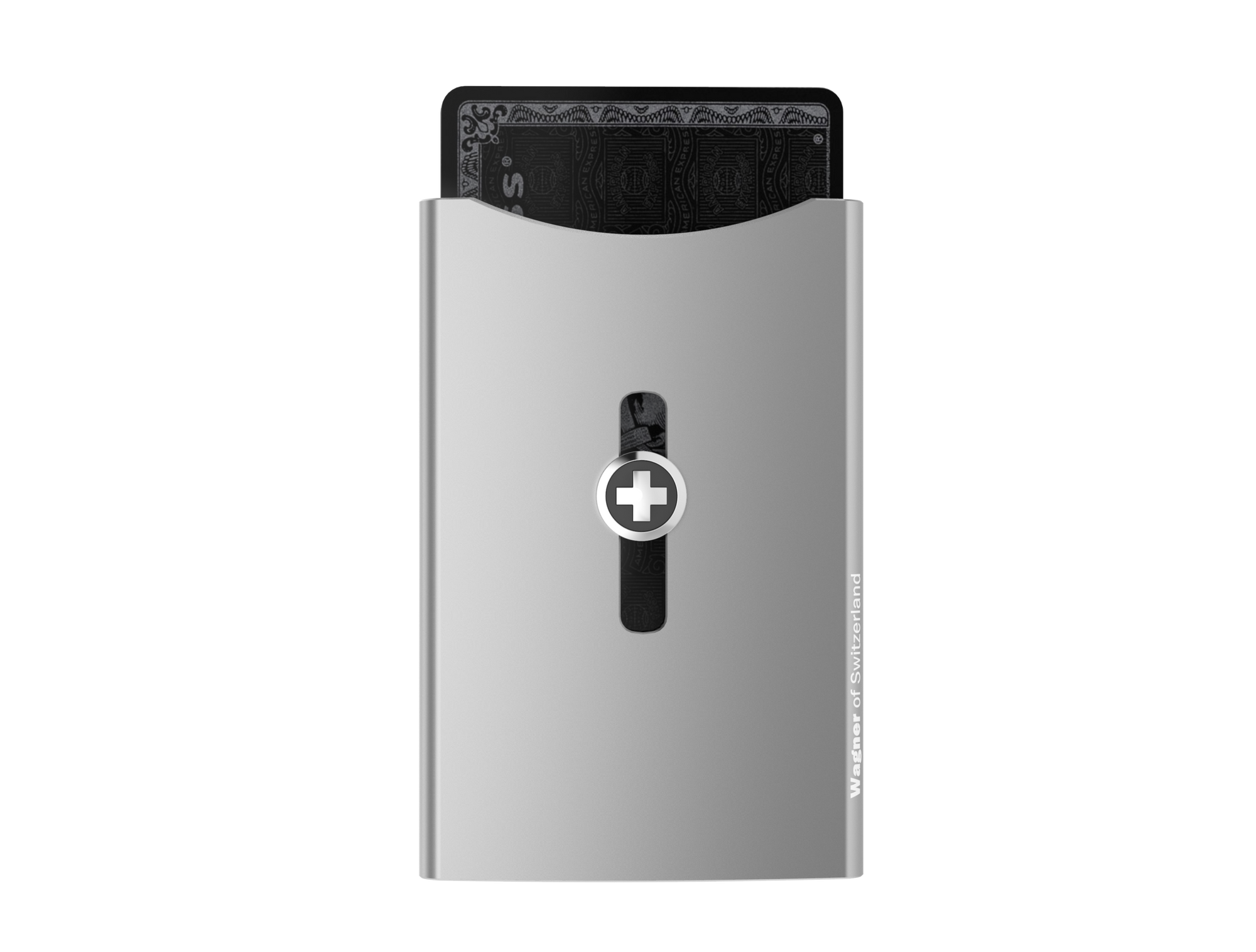 SWISSWALLET ORIGINAL, metallic silver