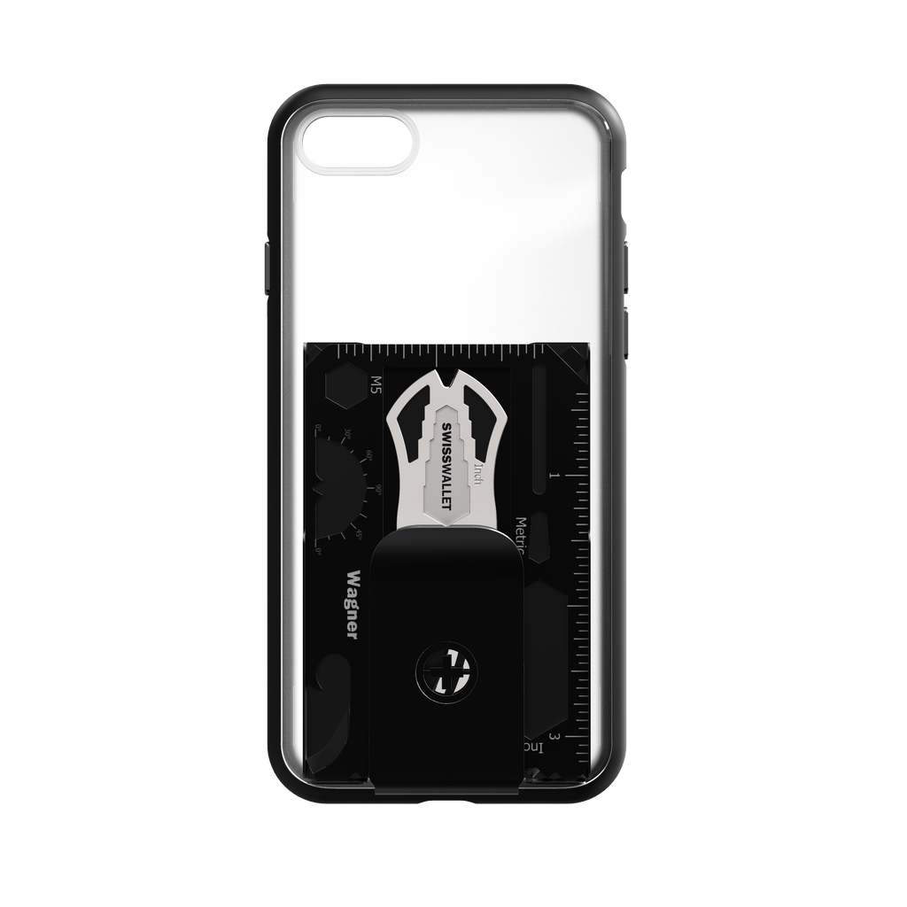 TOOLCARD WALLET CASE iphone 7/8, black ice